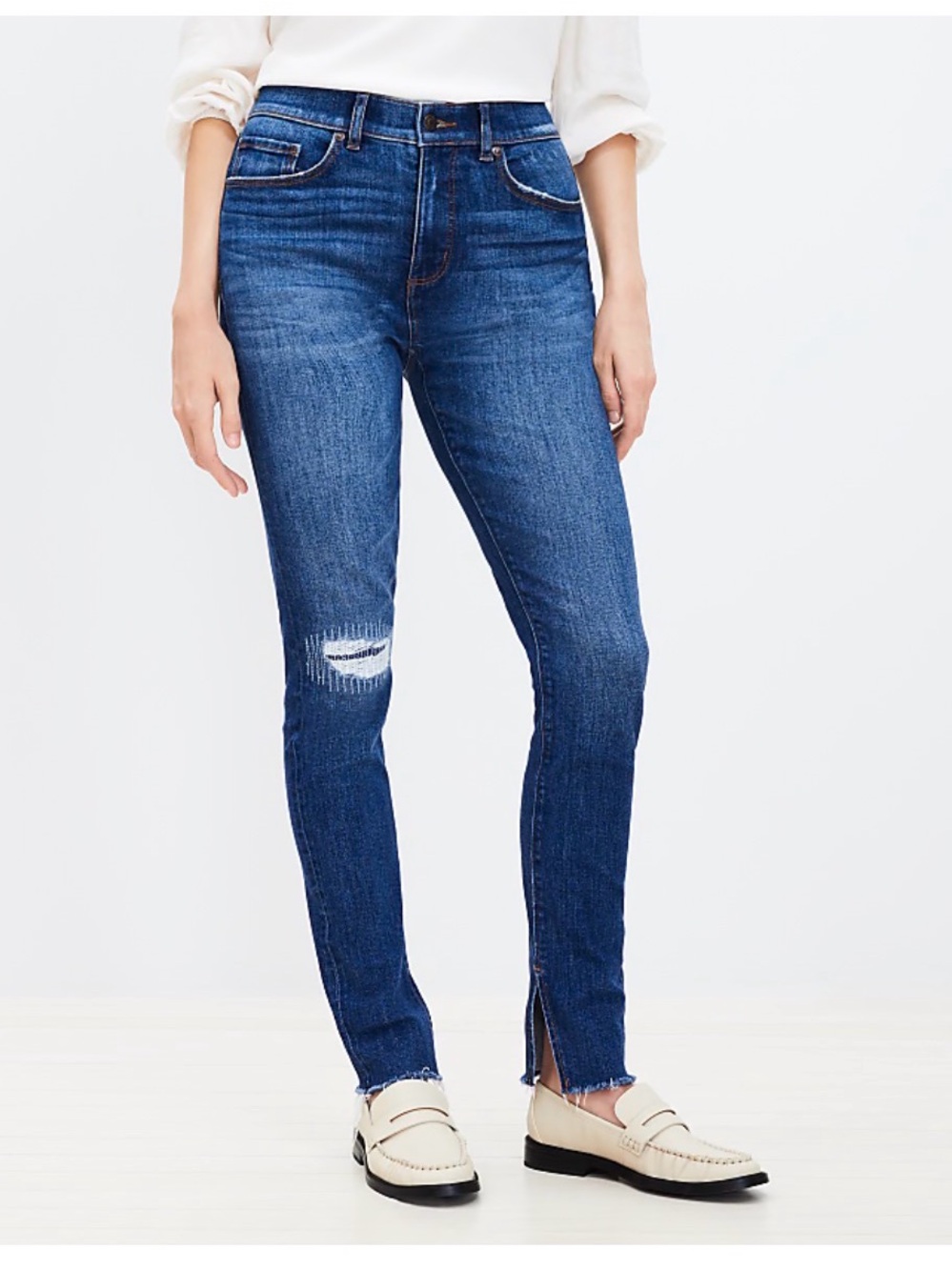 💙Like New Loft Skinny Women’s Slit Leg Jeans Sz 8/29